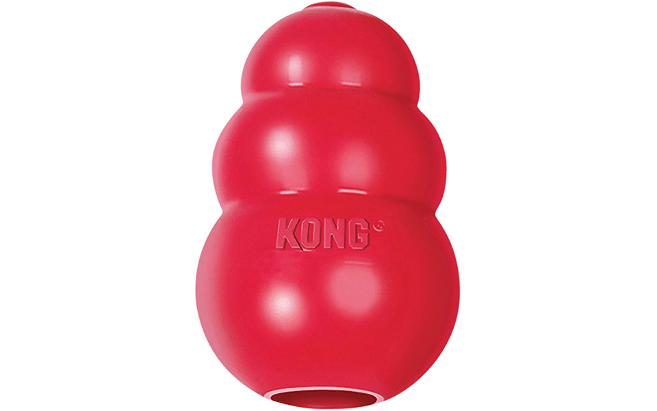 Juguete para perros Kong Classic rojo.